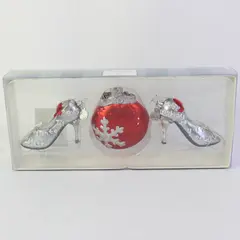 Department 56 Tiny Trimmings Mini Glass Ornaments Set of 3 51023