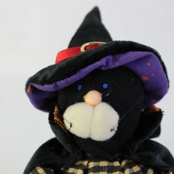 Russ Zelda Black Cat Halloween Plush Stuffed Animal New