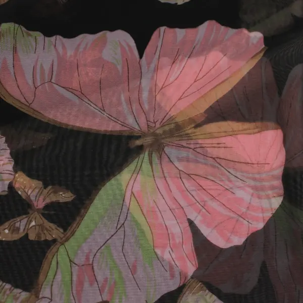 Apexx Collection Butterfly Print Silk-Feel Scarf 12"x68"