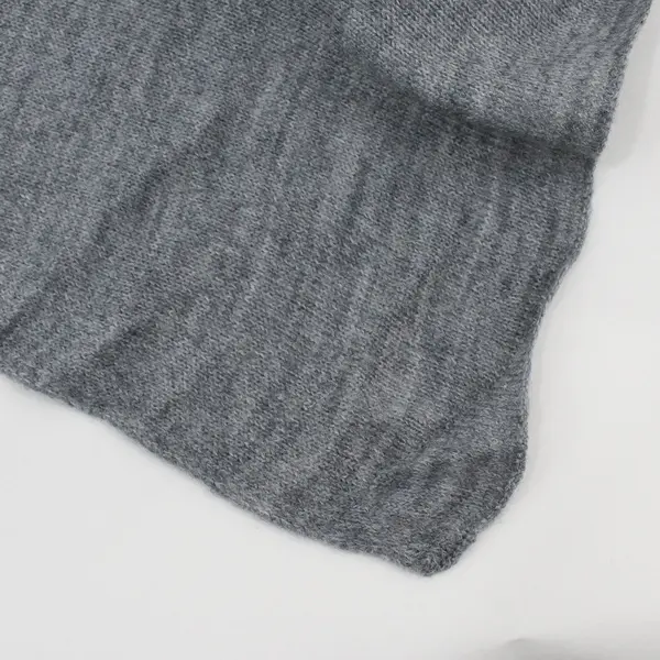 A New Day Solid Gray Acrylic Shawl Wrap One Size