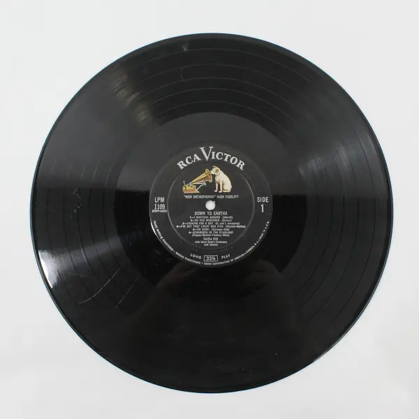 Eartha Kitt Down To Eartha LPM 1109 12" Vinyl LP RCA Victor