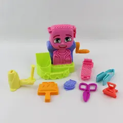 2024 Hasbro Play-Doh Hair Stylin Salon Playset Kids Styling Toy 