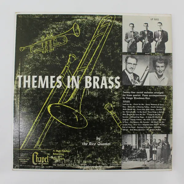The Rice Quartet Themes In Brass 12" Vinyl Record