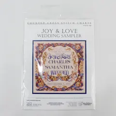 Joy & Love Wedding Sampler by Donna V Giampa Counted Cross Stitch Pattern 2004