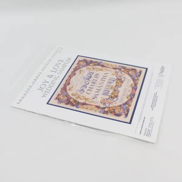 Joy & Love Wedding Sampler by Donna V Giampa Counted Cross Stitch Pattern 2004