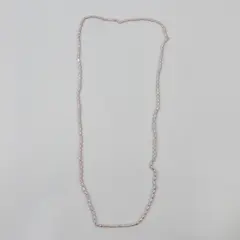 Pale Pink Freshwater Biwa Pearl Necklace 17"