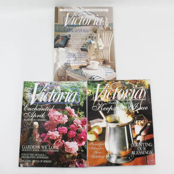 Lot of 3 Vintage Victoria Magazines June 1996 November 1997 April 1998