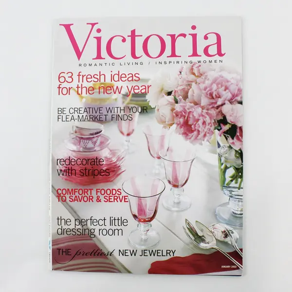Vintage Victoria Magazine January 2003 Vol 17 Issue 1 Good