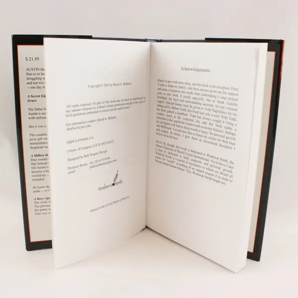 Dancing With the Analysts HC Book w/DJ, 2003 David Mallach
