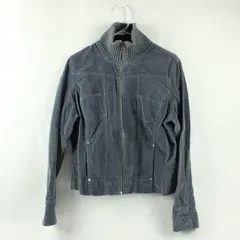 Sonoma Women's L Gray 100% Cotton Corduroy Full Zip Jacket