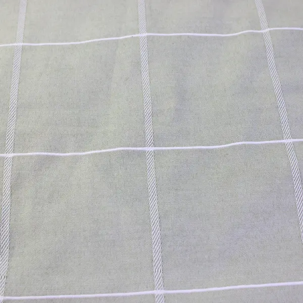 Sage Green Farmhouse Table Runner White Grid Check 72x13.5