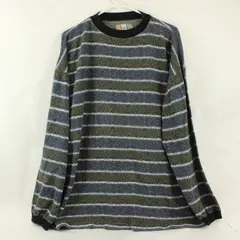 Vtg 90's City Streets Men's XL Multicolor Striped 100% Cotton Long Sleeve Shirt