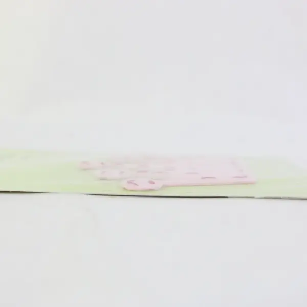 Plaid Pink Crown Felt Iron-On Transfer NOS 2008 Fabric Painting