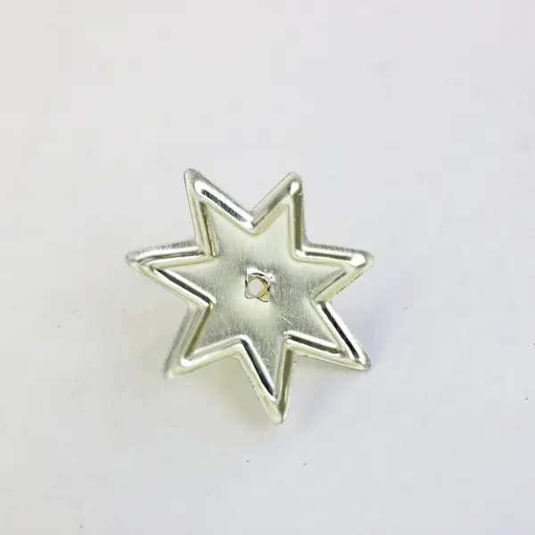 Lot of 30 Vintage Gold-Tone 8-Point Star Candle Holders Christmas Tree