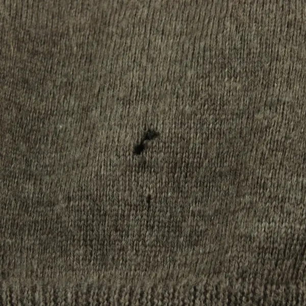Brandini Men's L Brown 100% Merino Wool V-Neck Sweater Vest Made in Italy