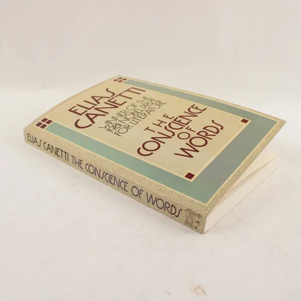 The Conscience of Words Vintage S/C Book 1984, Elias Canetti 