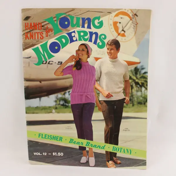 Lot 3 Vintage 1960s Knitting Pattern Books Spinnerin 159 Mohair 55 Young 12