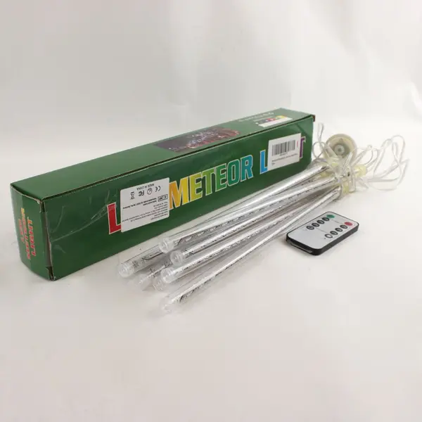 LED Meteor Light Outdoor Christmas Holiday Tree Decor with Remote UNTESTED