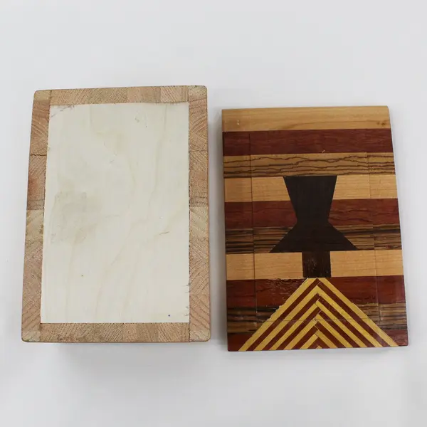 M & M Crafts Handmade Wooden Box Made from Domestic And Exotic Hardwoods