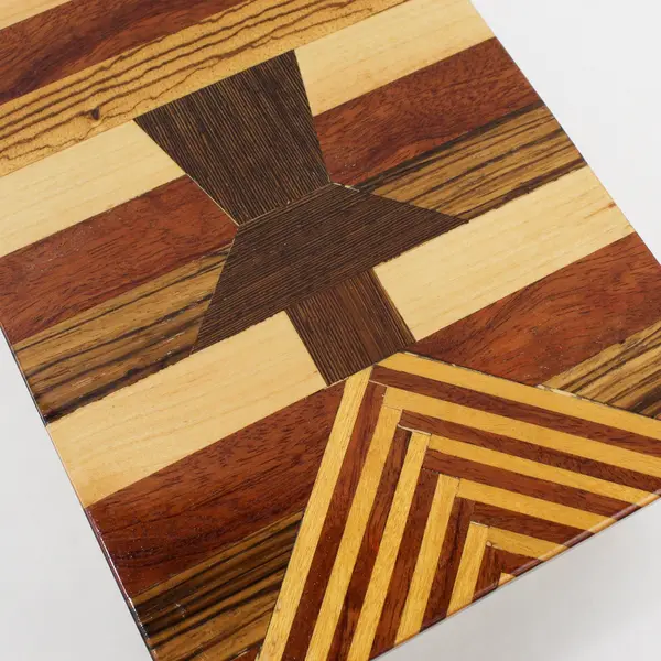 M & M Crafts Handmade Wooden Box Made from Domestic And Exotic Hardwoods