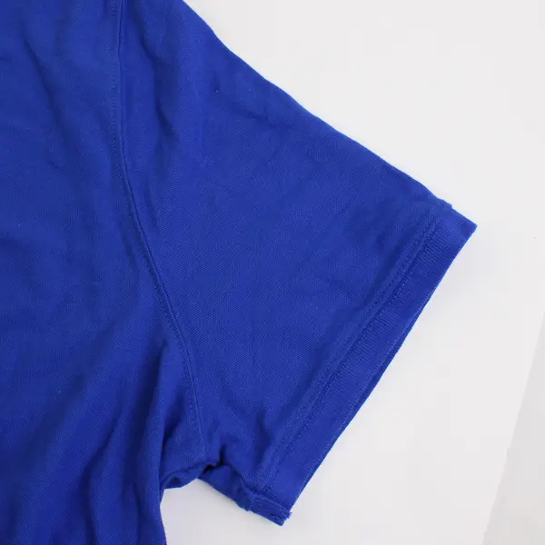 St John's Bay Men's Performance Quick Dry Polo Shirt Royal Blue Size XL