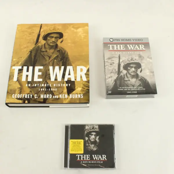 The War Ken Burns Collector's Edition DVD CD Book Box PBS Home Video