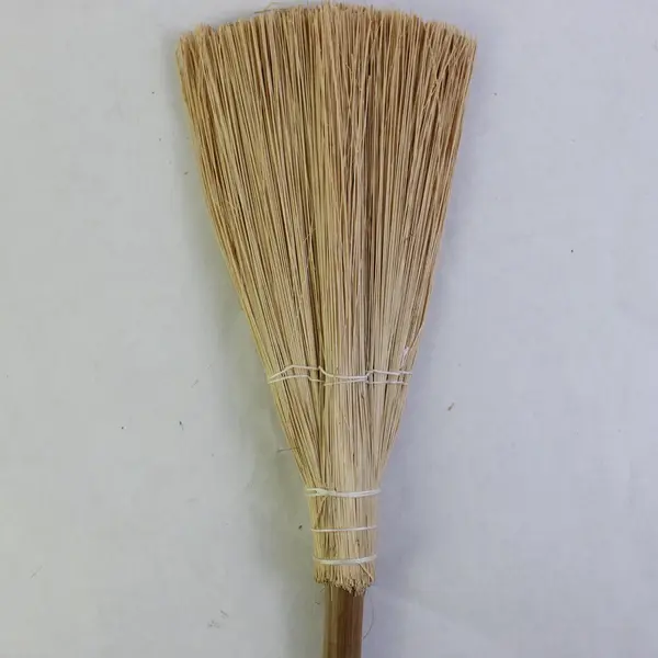 Lot of 3 Rustic Primitive Wooden Handle Whisk Brooms 12"