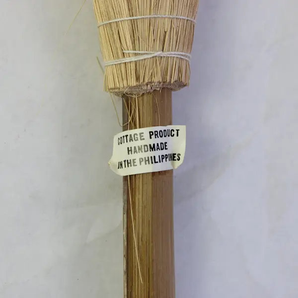 Lot of 3 Rustic Primitive Wooden Handle Whisk Brooms 12"