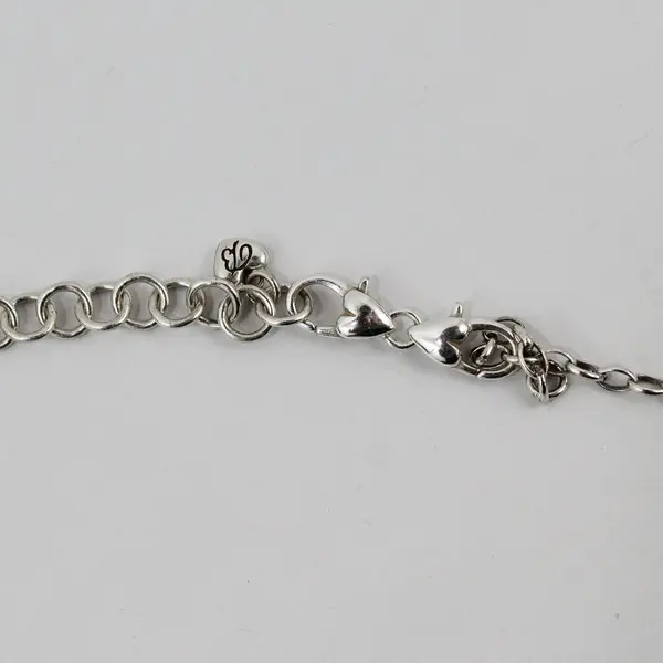 Brighton Contempo Round Silver-Tone Pendant Necklace 35"