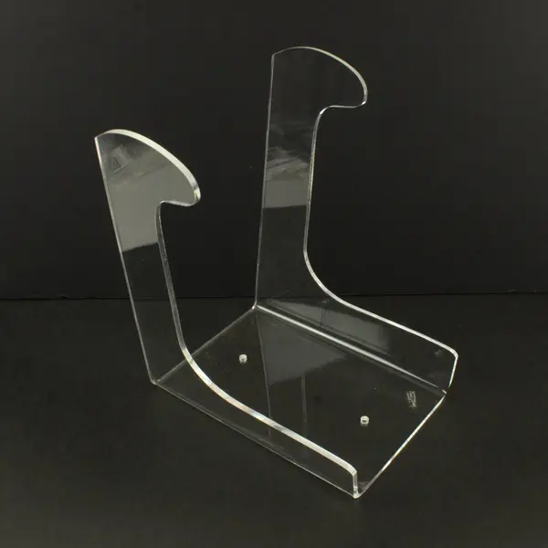 Clear Acrylic Double-Bend Easel Display Stand for Plates Bowls Framed Art