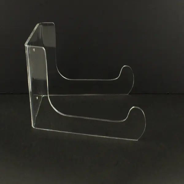 Clear Acrylic Double-Bend Easel Display Stand for Plates Bowls Framed Art