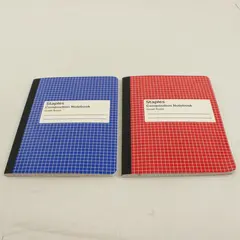 Lot of 2 Staples Composition Notebooks Graph Ruled 80 Sheets