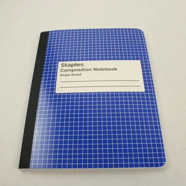 Lot of 2 Staples Composition Notebooks Graph Ruled 80 Sheets