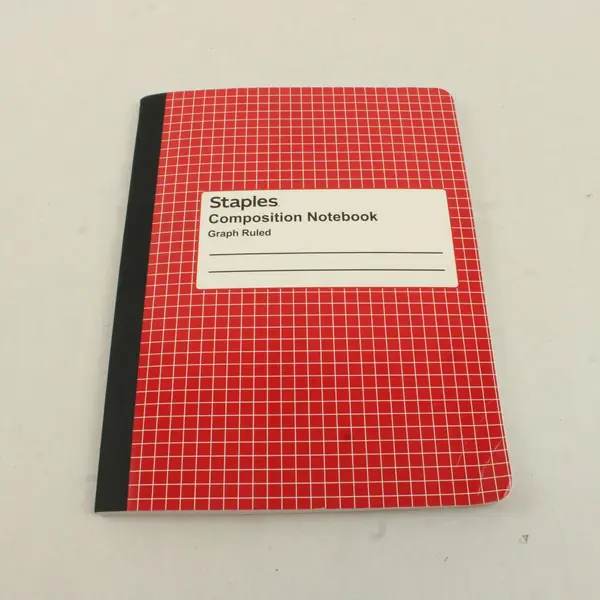 Lot of 2 Staples Composition Notebooks Graph Ruled 80 Sheets