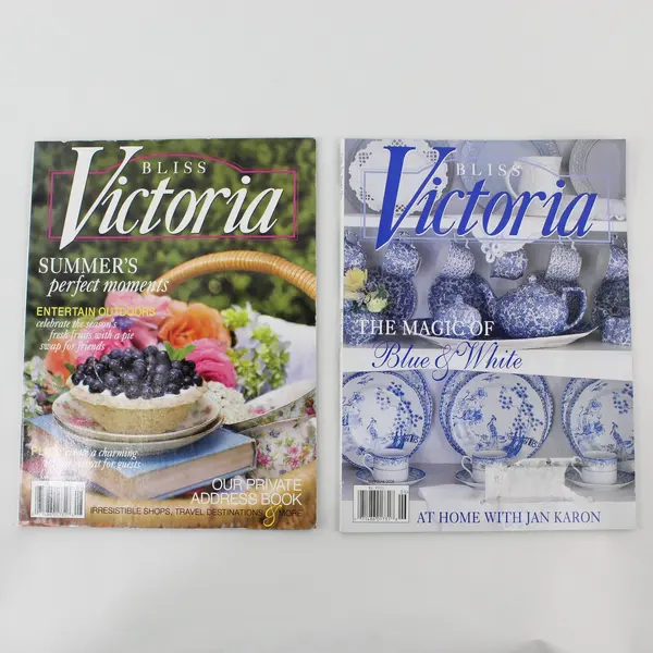 Lot of 2 Victoria-Return to Bliss Magazines May/June & July/August 2008 Good