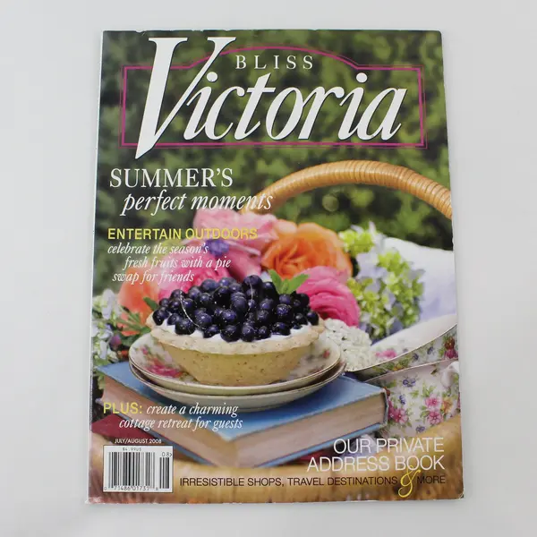 Lot of 2 Victoria-Return to Bliss Magazines May/June & July/August 2008 Good