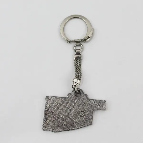 Vintage Silver-Tone Oklahoma Souvenir Keychain