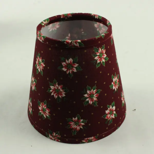 Four Furio Home Red With Flowers Lampshades - #748 043