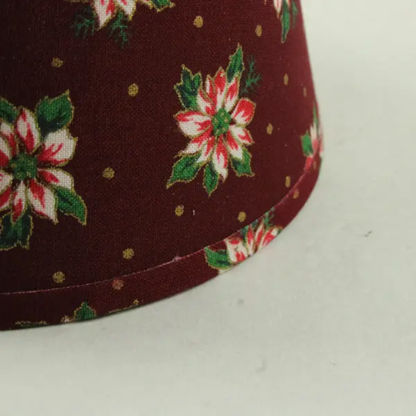 Four Furio Home Red With Flowers Lampshades - #748 043
