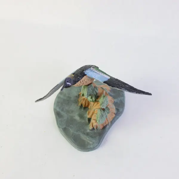 Avon 1989 Native American Duck Collection Blue Winged Teal Figurine NOS