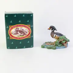 1989 Avon Native American Duck Collection Wood Duck Figurine New