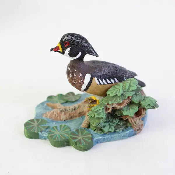 1989 Avon Native American Duck Collection Wood Duck Figurine New
