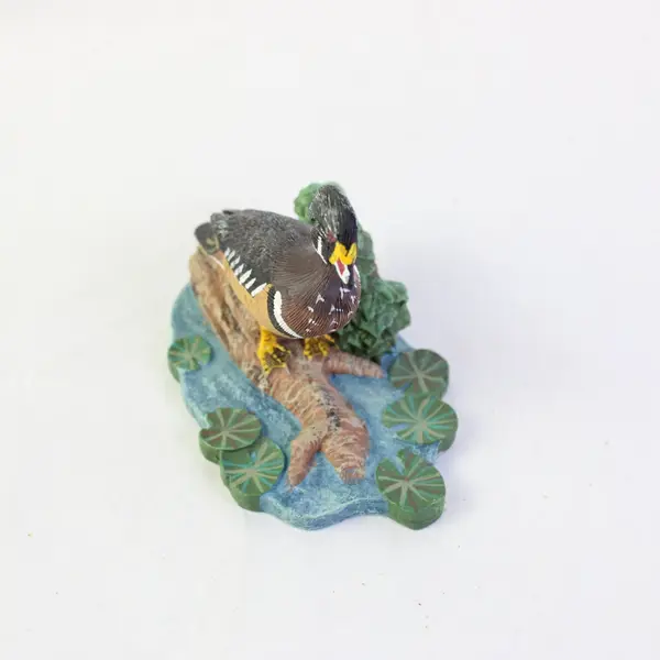 1989 Avon Native American Duck Collection Wood Duck Figurine New