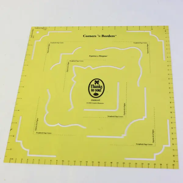 Lot of 5 Creative Memories Scrapbooking Stencils & Templates Pre-Owned