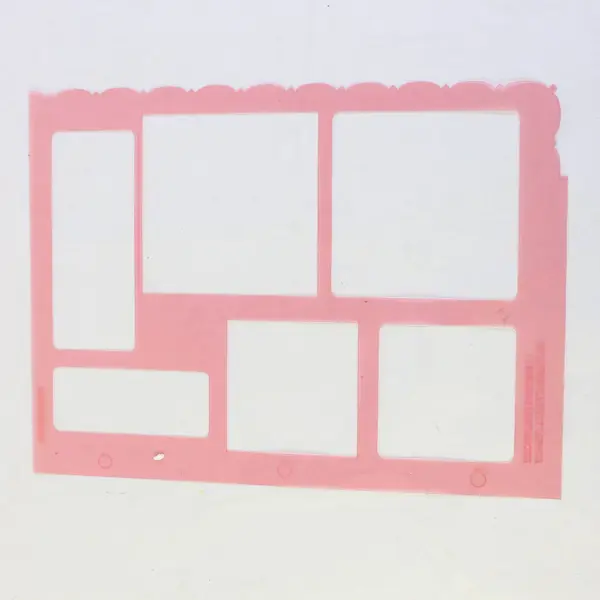 Lot of 5 Creative Memories Scrapbooking Stencils & Templates Pre-Owned