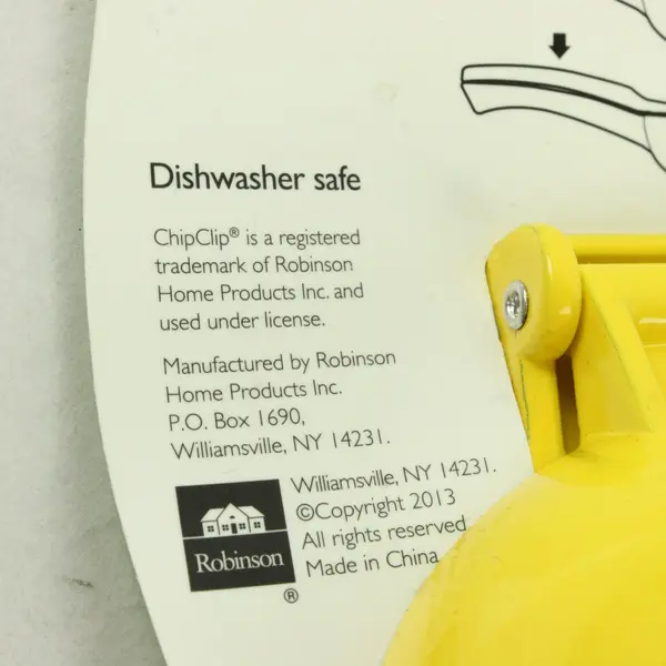 Chip Clip by Robinson Home Products  Lemon Press - New
