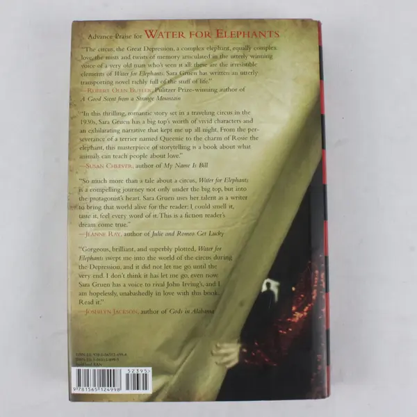 Water for Elephants A Novel Hardcover 1st Edition Sara Gruen
