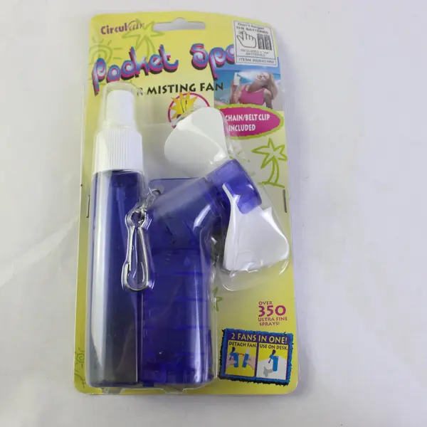 Vintage CirculAir Pocket Spa Water Misting Fan#1251 New & Sealed