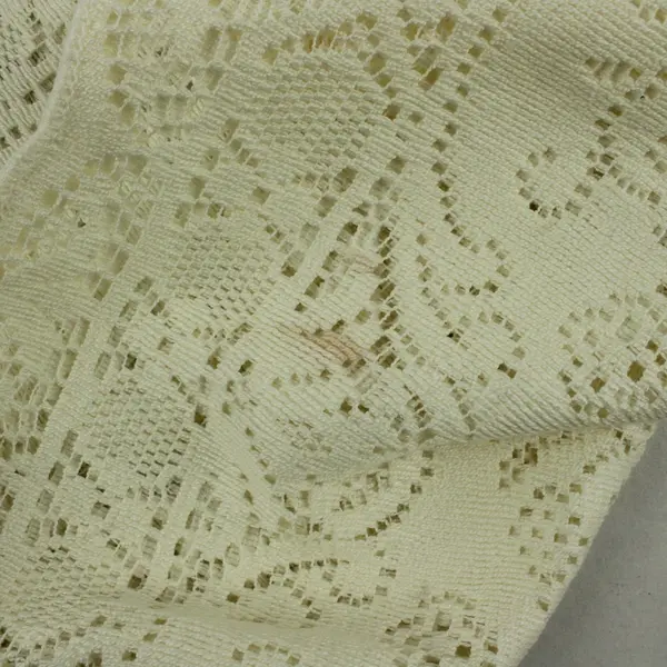 Vintage Ivory Lace Table Runner 90in Antique Style