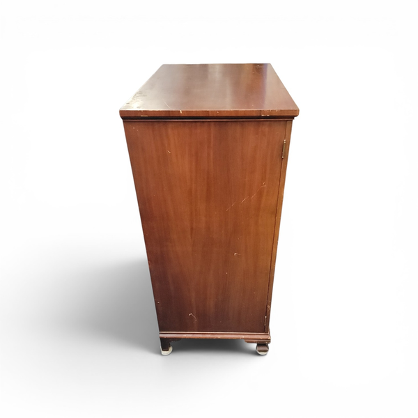 Vintage Wooden Vanity Armoire Chest Mirror Jewelry Drawers Storage -Local Pickup